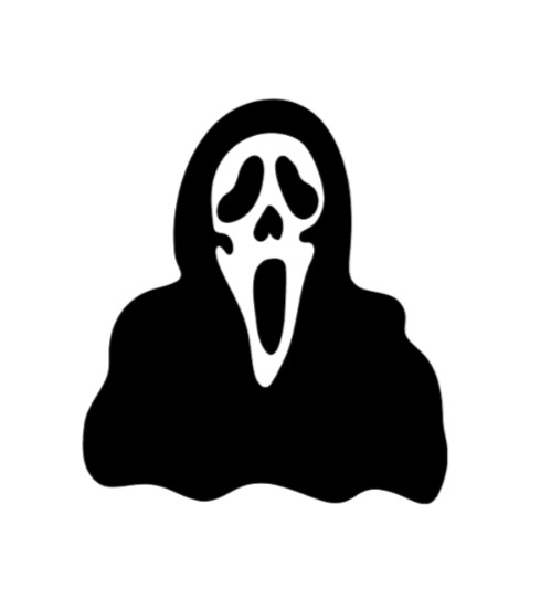 Scream Ghost Mask Face Vinyl Decal Sticker Car Truck Window Laptop Bumper
