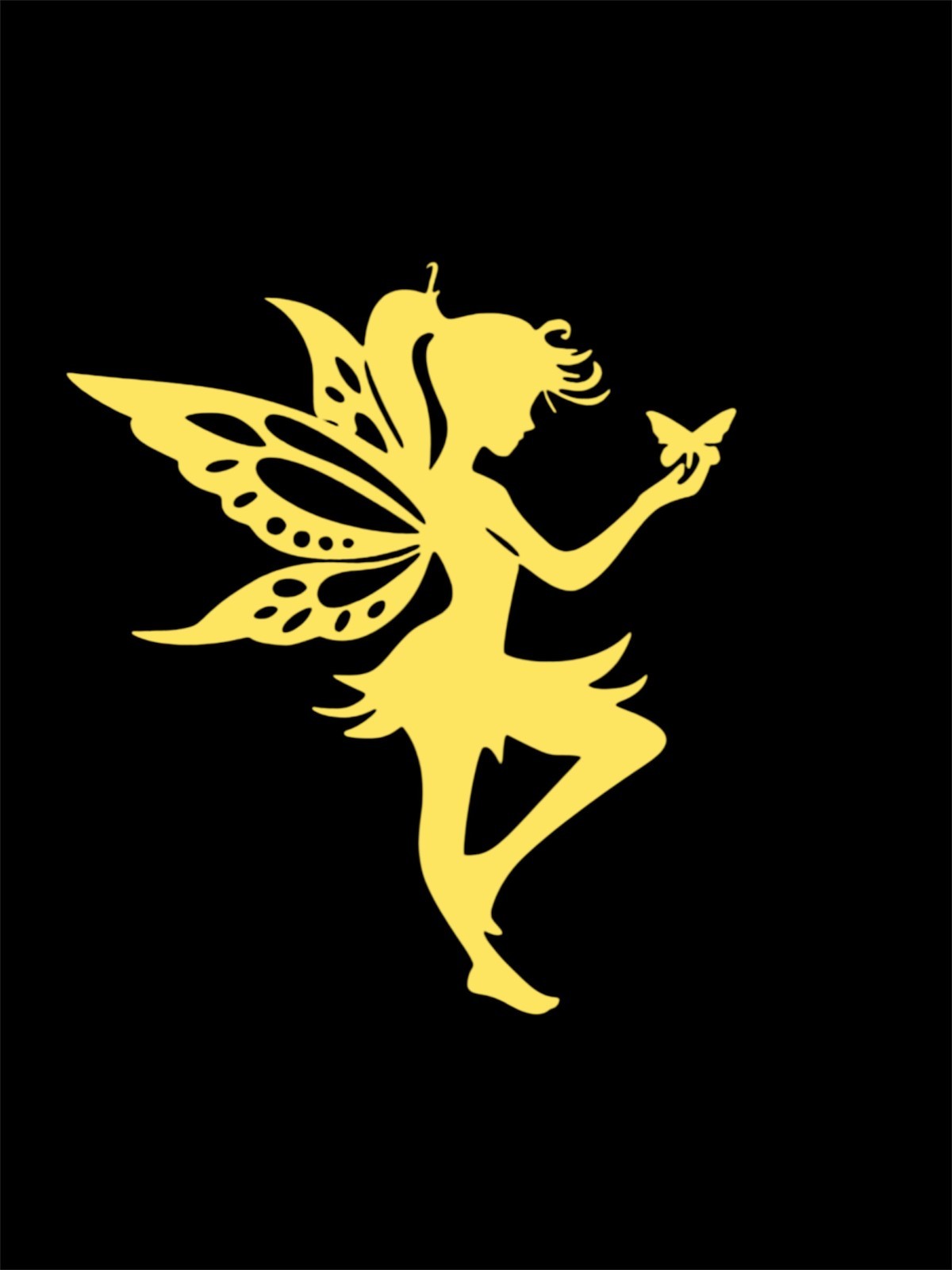 Fairy Butterfly fantasy Decal for car Windows Laptops Any Smooth Surface