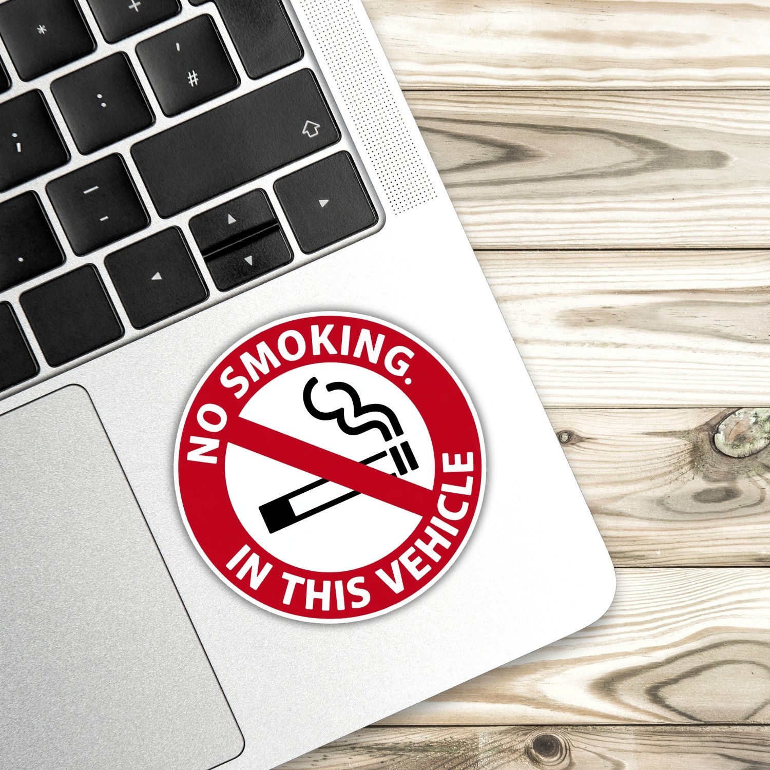 4pcs No Smoking Stickers – Waterproof Vinyl Decals for Cars & Vehicles