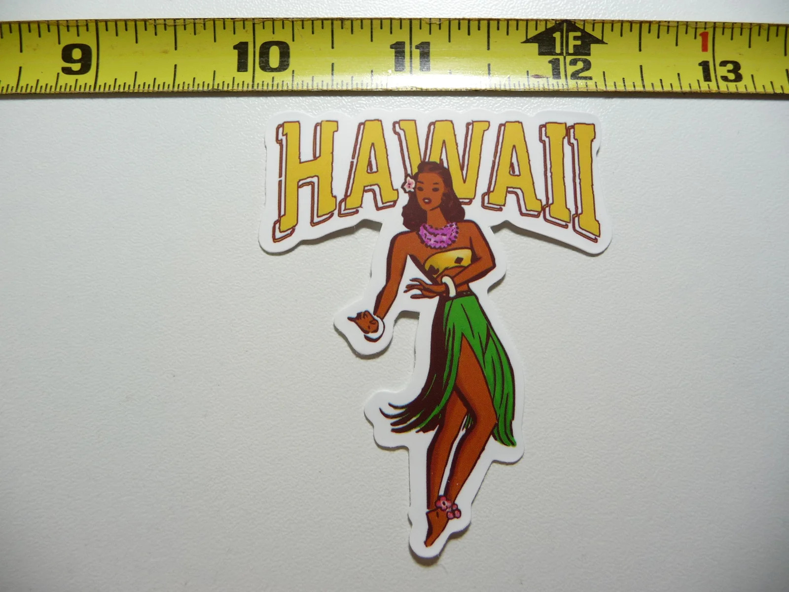 HAWAII HULA DANCER SMALL STICKER DECAL VACATION TRIP FUNNY