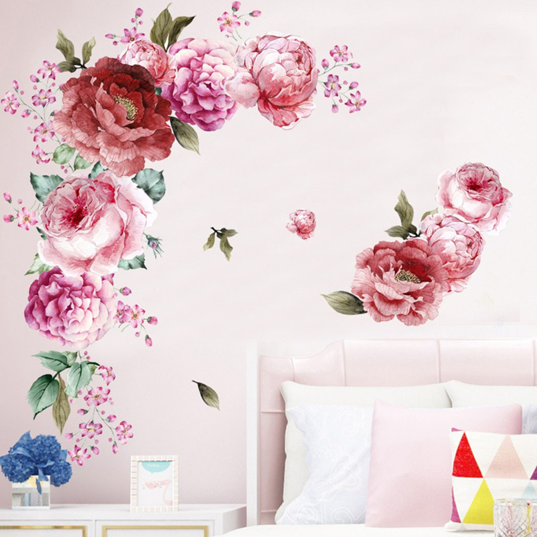Art Nursery Wall Sticker Decals Flowers Home Decor Room Practical