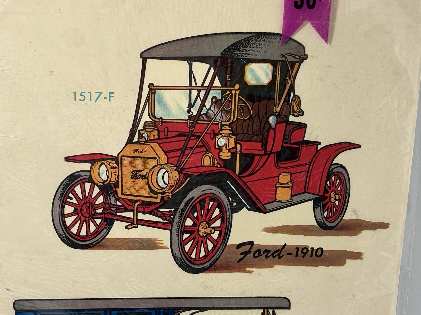 Vintage Meyercord Decals Classic Cars Retro Ford Cadillac Stickers Decor