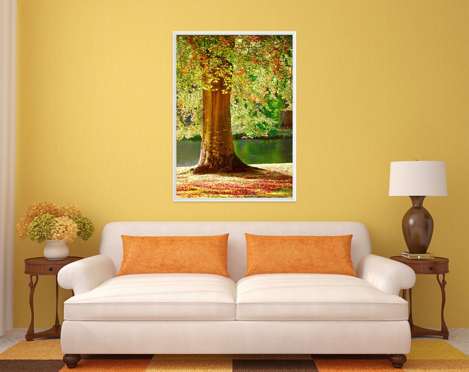 3D Tree Landscape 687 Fake Framed Poster Home Decor Print Painting Unique Art