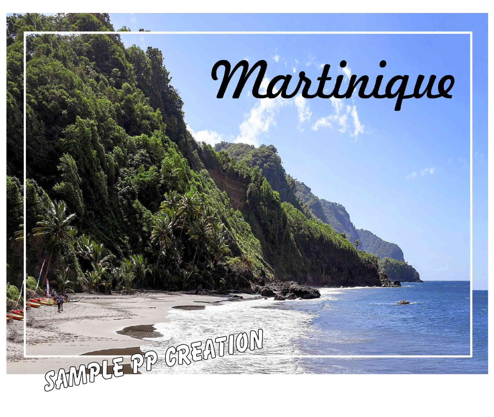 MARTINIQUE photo fridge MAGNET 4 X 3 inches TRAVEL