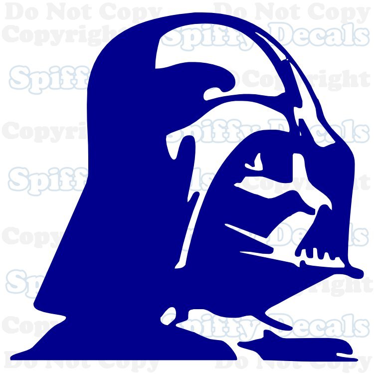 DARTH VADER HELMET STAR WARS YODA Anakin Vinyl Wall Decal Decor Art Sticker