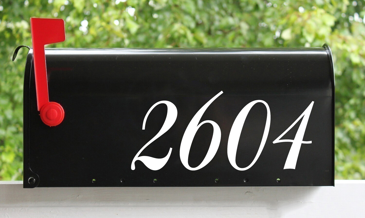 2 Sets of 1.5" Custom Mailbox Numbers Home Business Address Vinyl Die Cut Decals