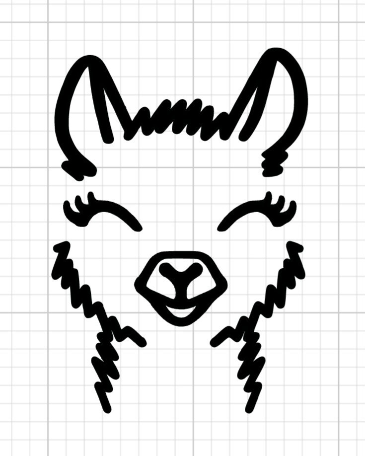 Llama Decal