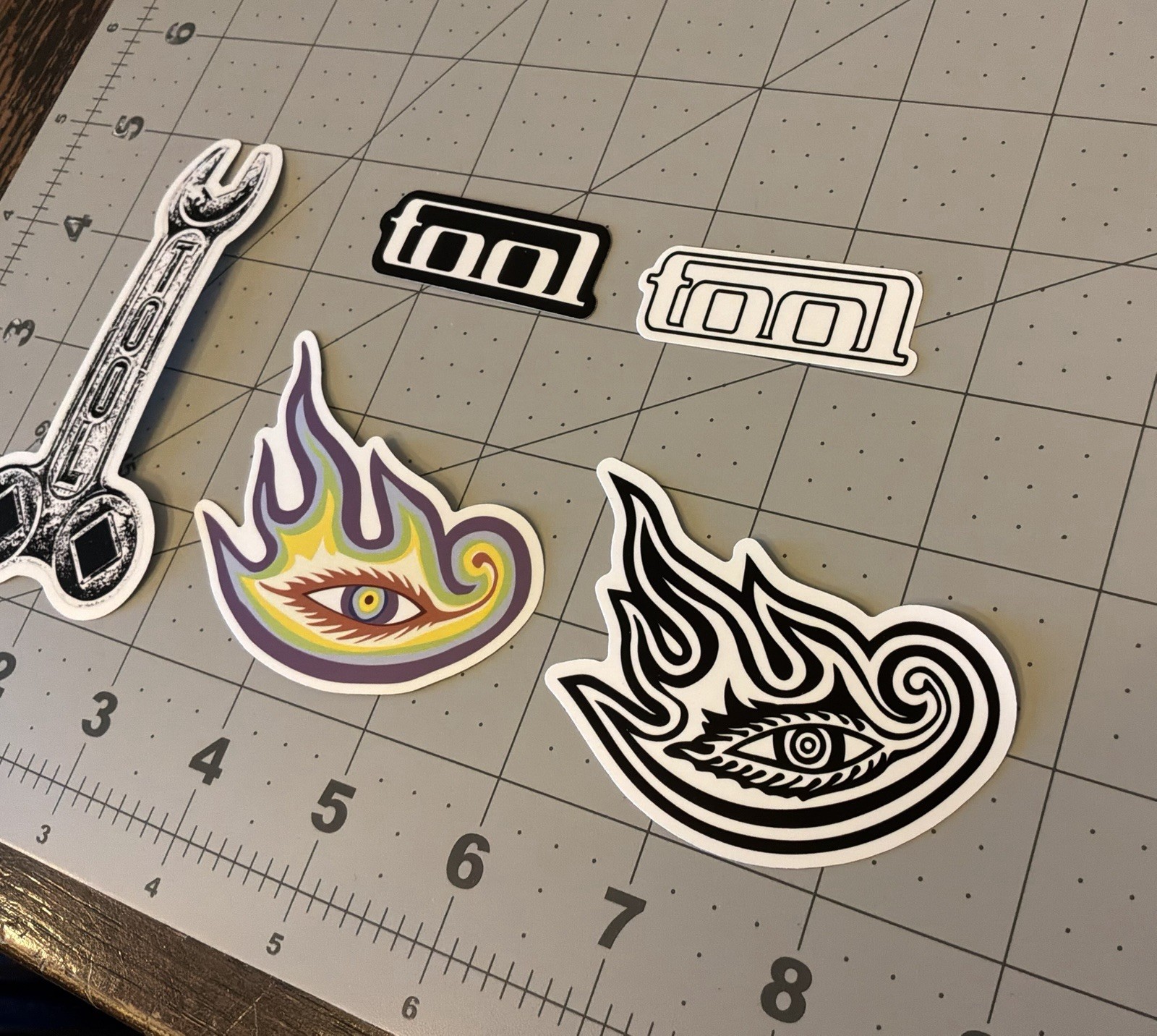 Tool Stickers Heavy Metal Band 5 Sticker Lot 2