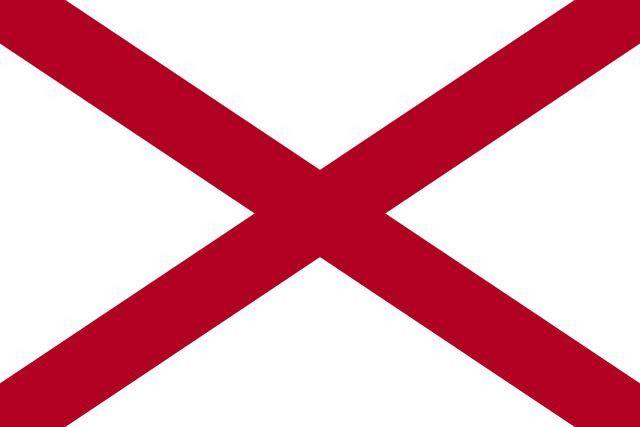 Alabama Flag Vinyl Decal / Sticker ** 5 Sizes **