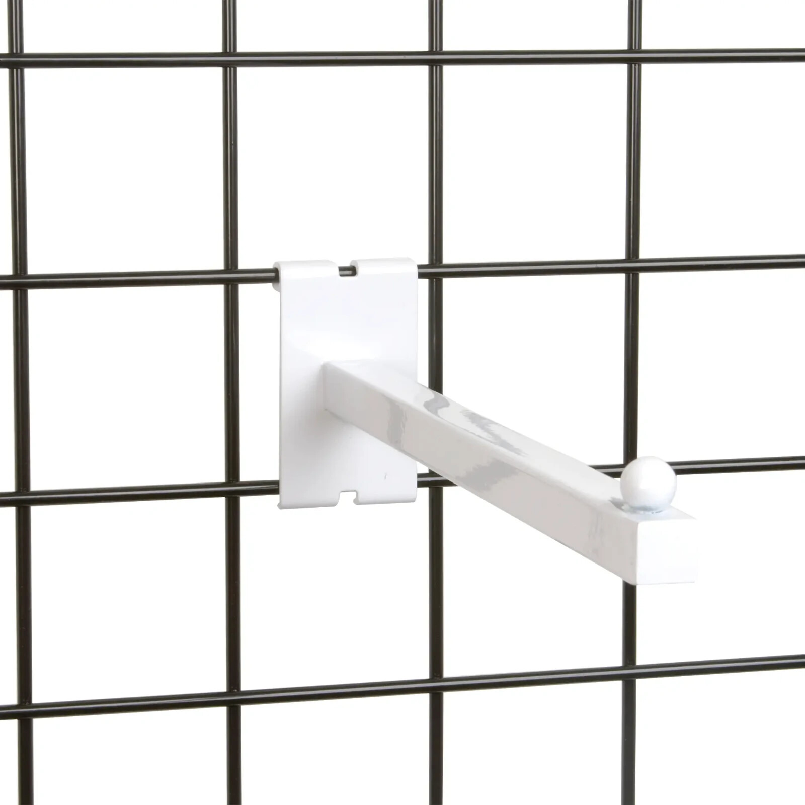 12" Square Tubing White Faceout for Grid Panel Econoco WTE/11 (Pack of 24)