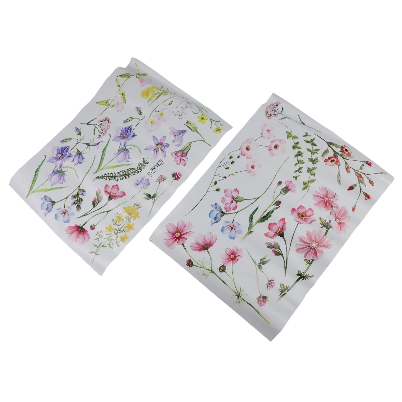 Waterproof Wall Stickers Art Stickers Bedroom Floral Sticker Green Plant