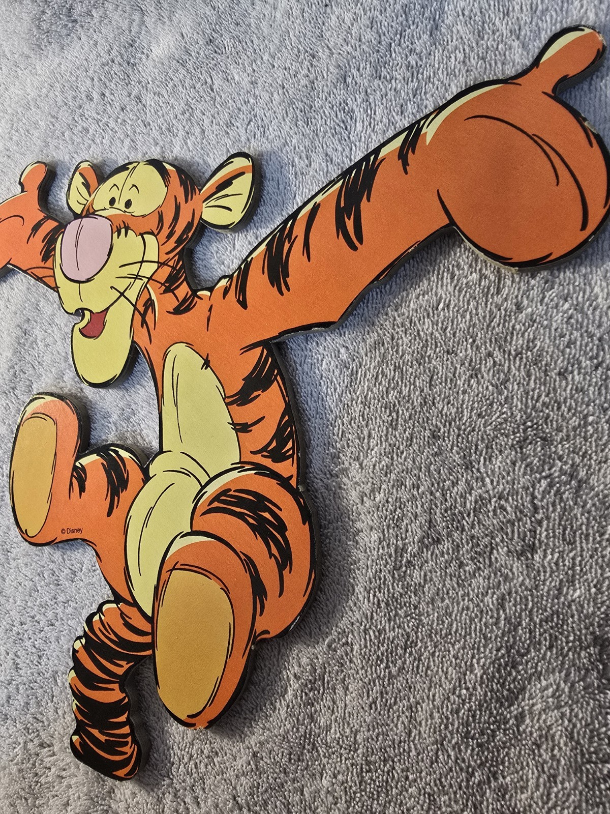 Vtg Winnie the Pooh & Friends Disney Wall Art LOT OF 4 Nursery Kid Pressed Board