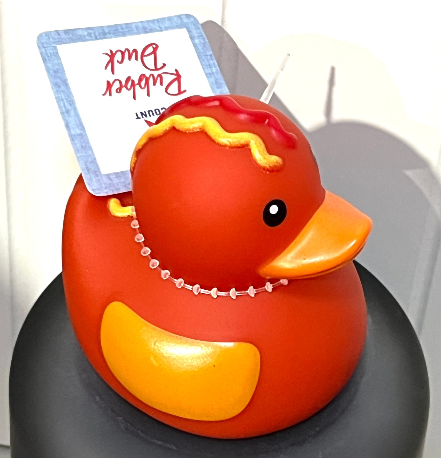 Barbaque BBQ Holiday Hot Dog Rubber Duck Collectible – NEW