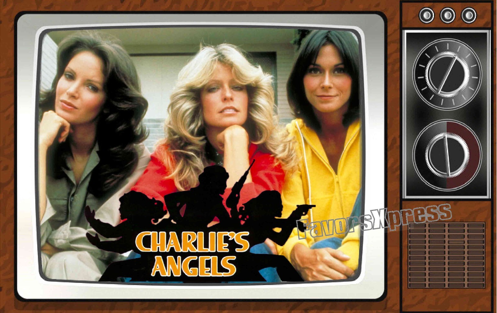Charlie's Angels Classic TV Show PHOTO MAGNET 4 X 2.5 INCHES