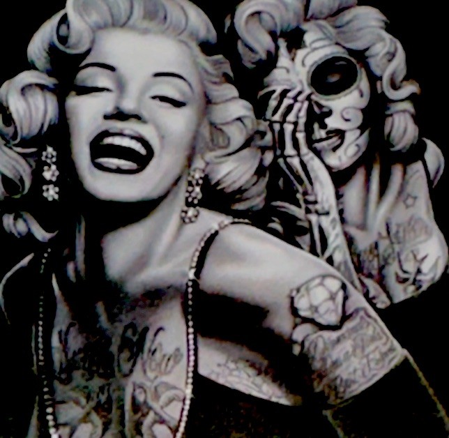 MARILYN MONROE STICKER✨💋👠💄👠💋✨2 3/4” X 2”✨SEXY & BEAUTIFUL✨CUTE TATTOOS💫