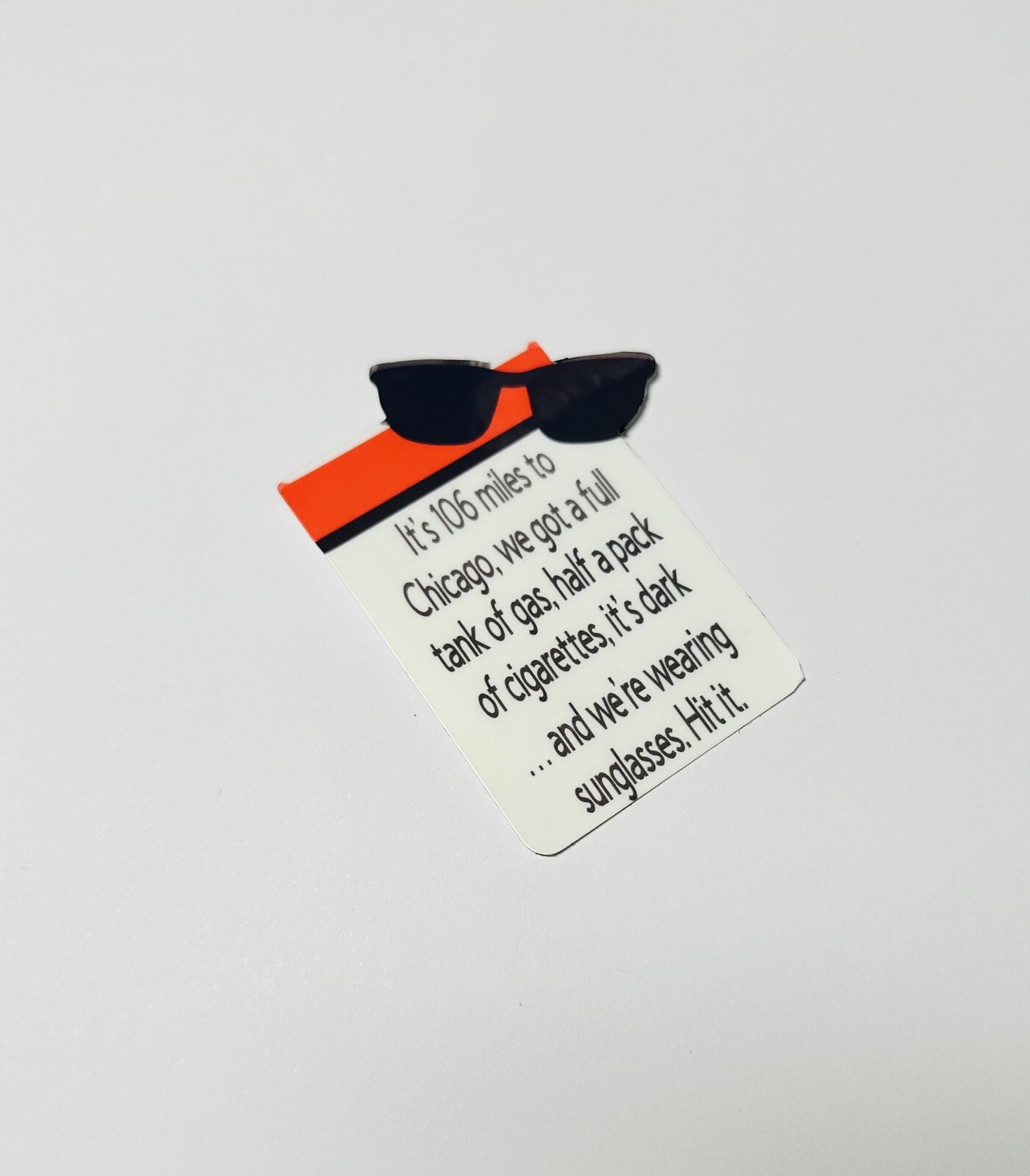 Blues Brothers-80’s-2.5” Sticker waterproof Vinyl-Blues Brothers sunglasses