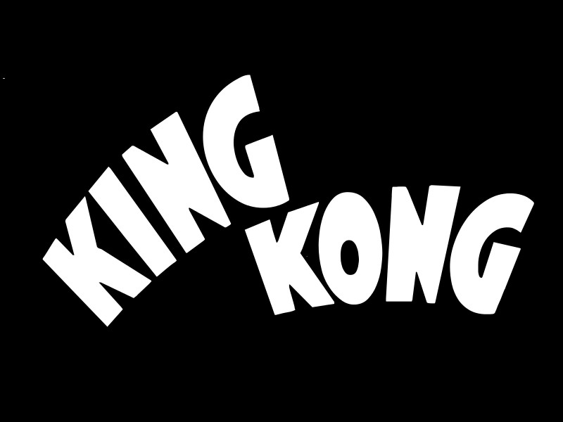 KING KONG Classic Horror Movie Vinyl Decal Car Wall Sticker CHOOSE SIZE COLOR