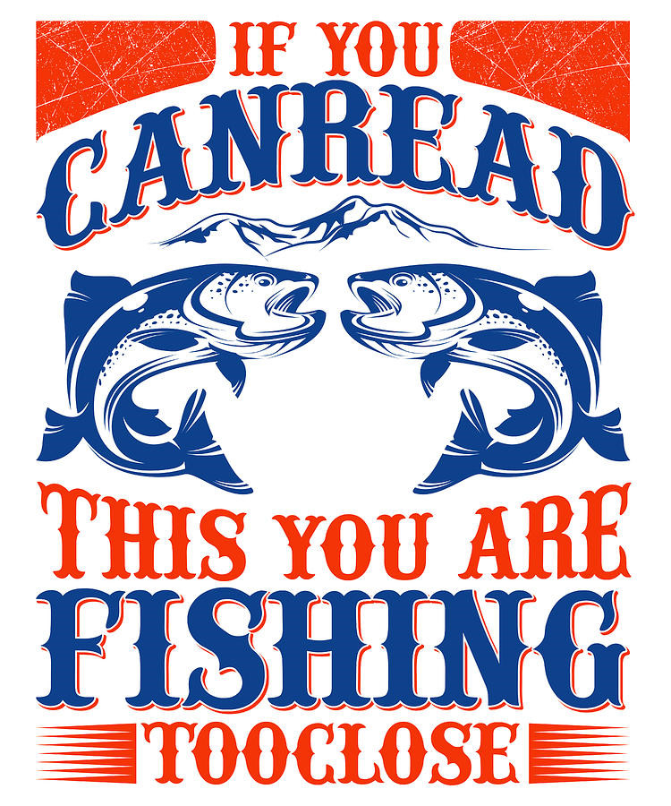 Fishing sticker if you can read this weatherproof bumper vinyl decal