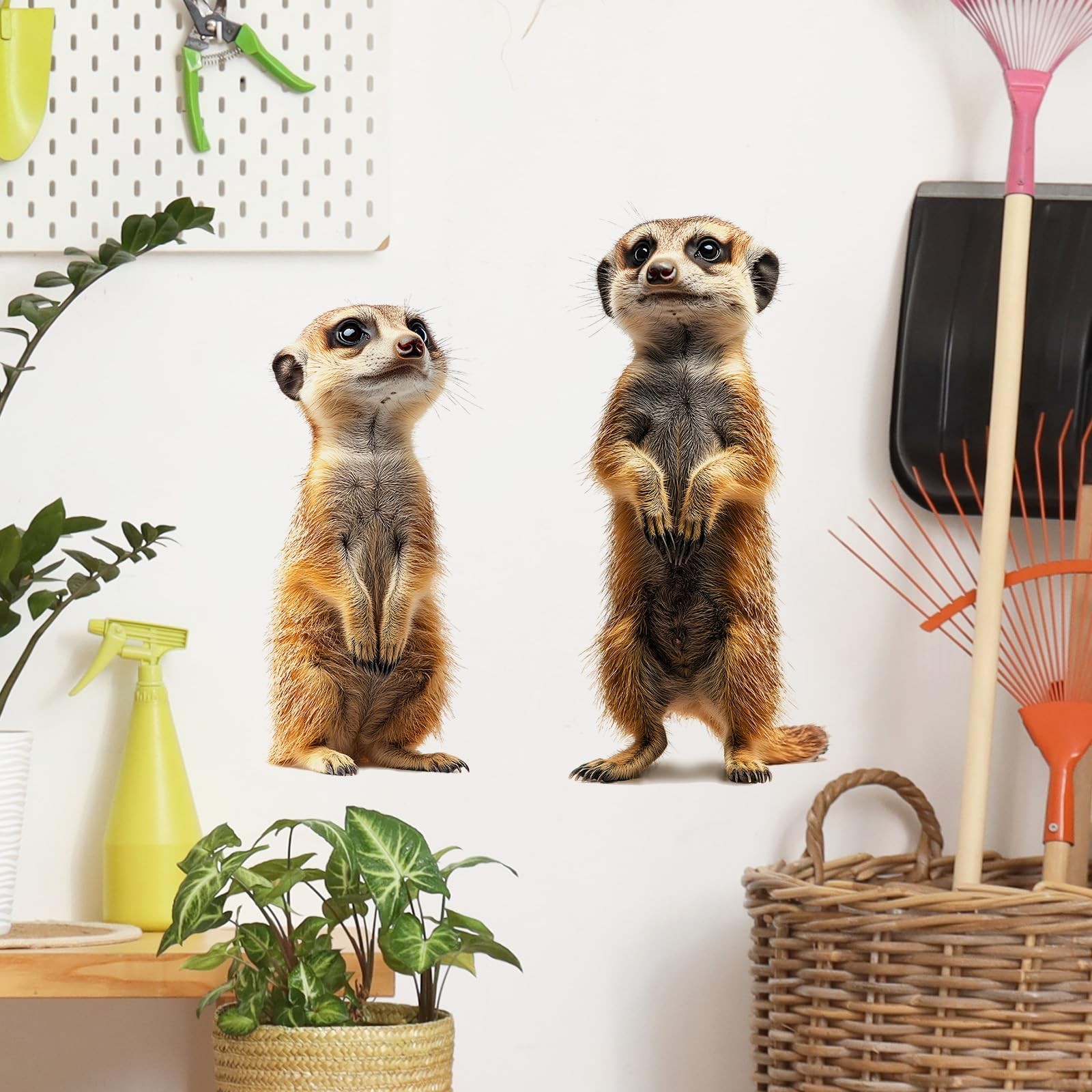 Meerkat Wall Decals Removable African Animal Vinyl Stickers for Nursery Livin…