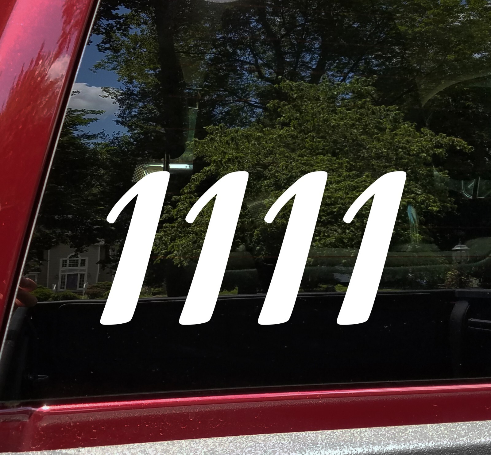 1111 Angel Number Vinyl Decal | Intuition Alignment Numerology | Die Cut Sticker