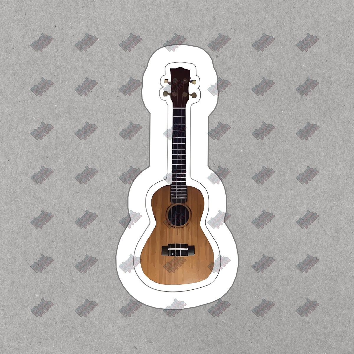 Vintage Ukulele Vinyl Sticker Musical Instrument Decal for Home #861538