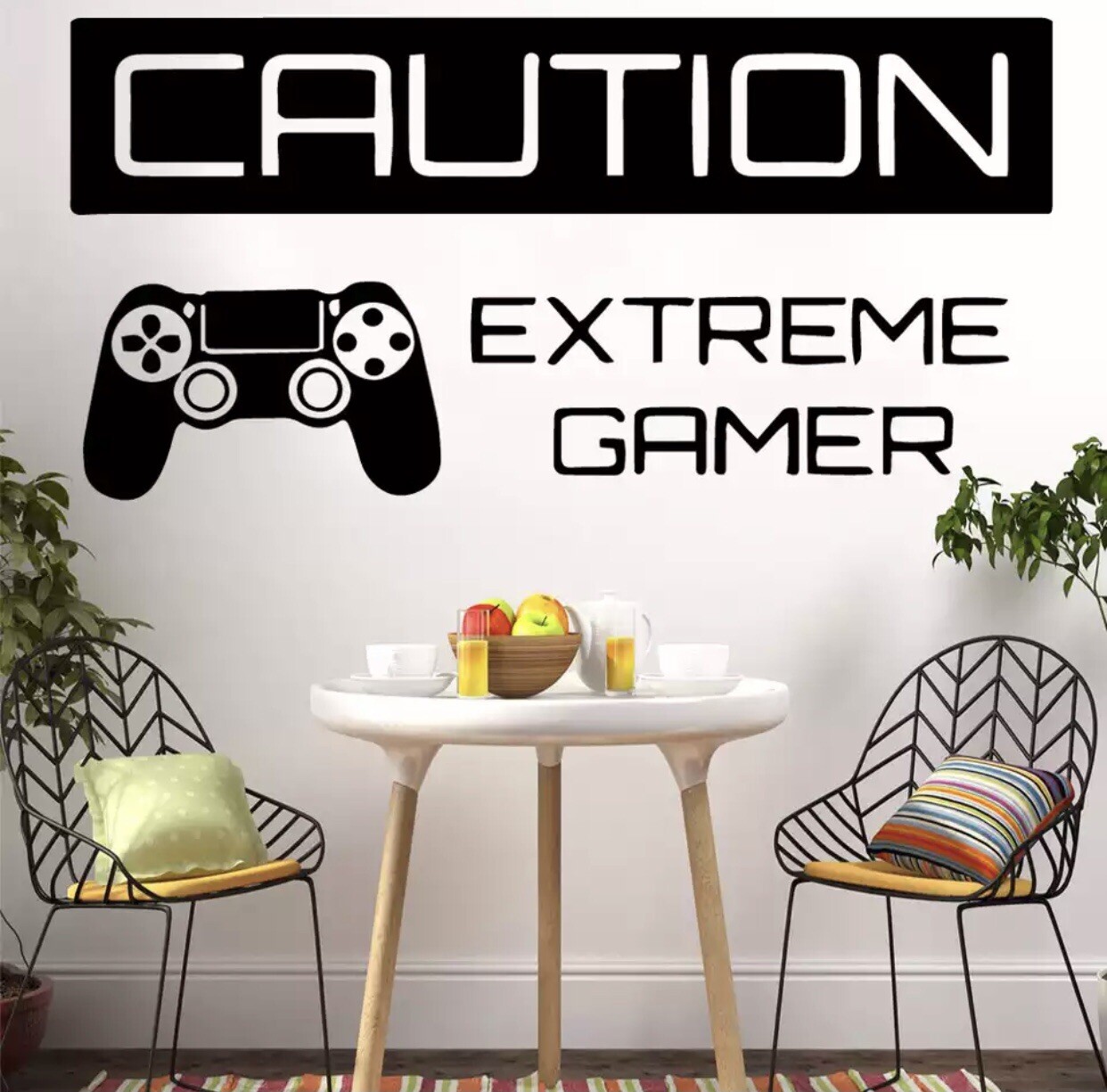 Extreme Gamer Video Game Controller Wall Decal Wall Sticker Free Shipping Sale