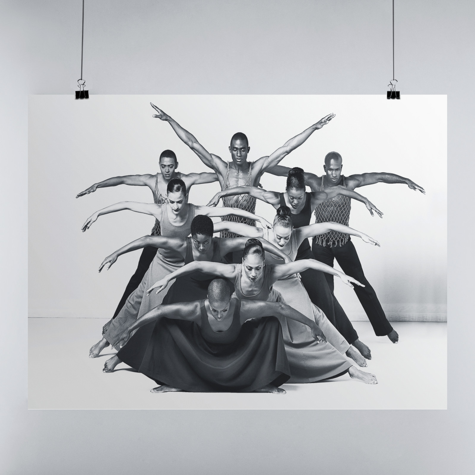 American Dance Theater in Ailey's "Revelations" Wall Art, Alvin Ailey Poster .