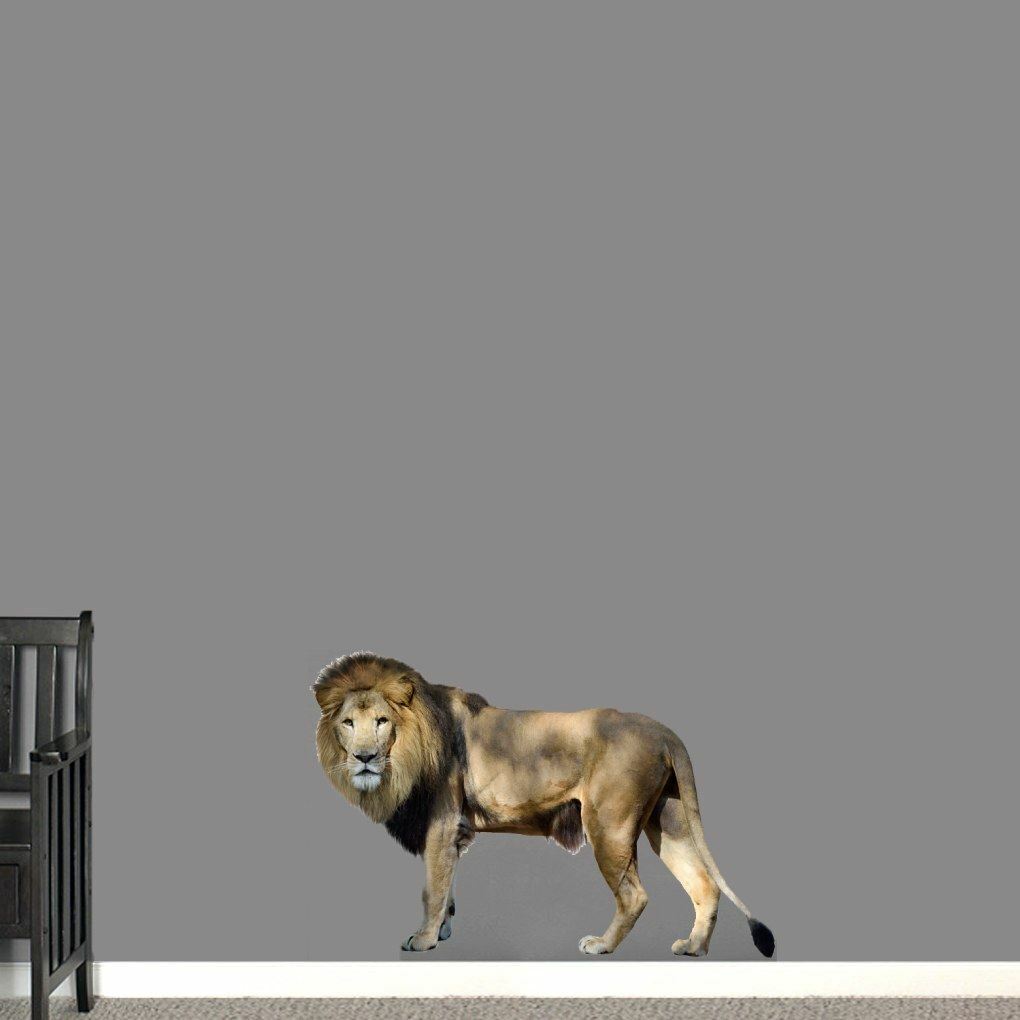 Real Life Lion Printed Wall Decal – Animals, Kids, Nursery, Playroom, Classroom