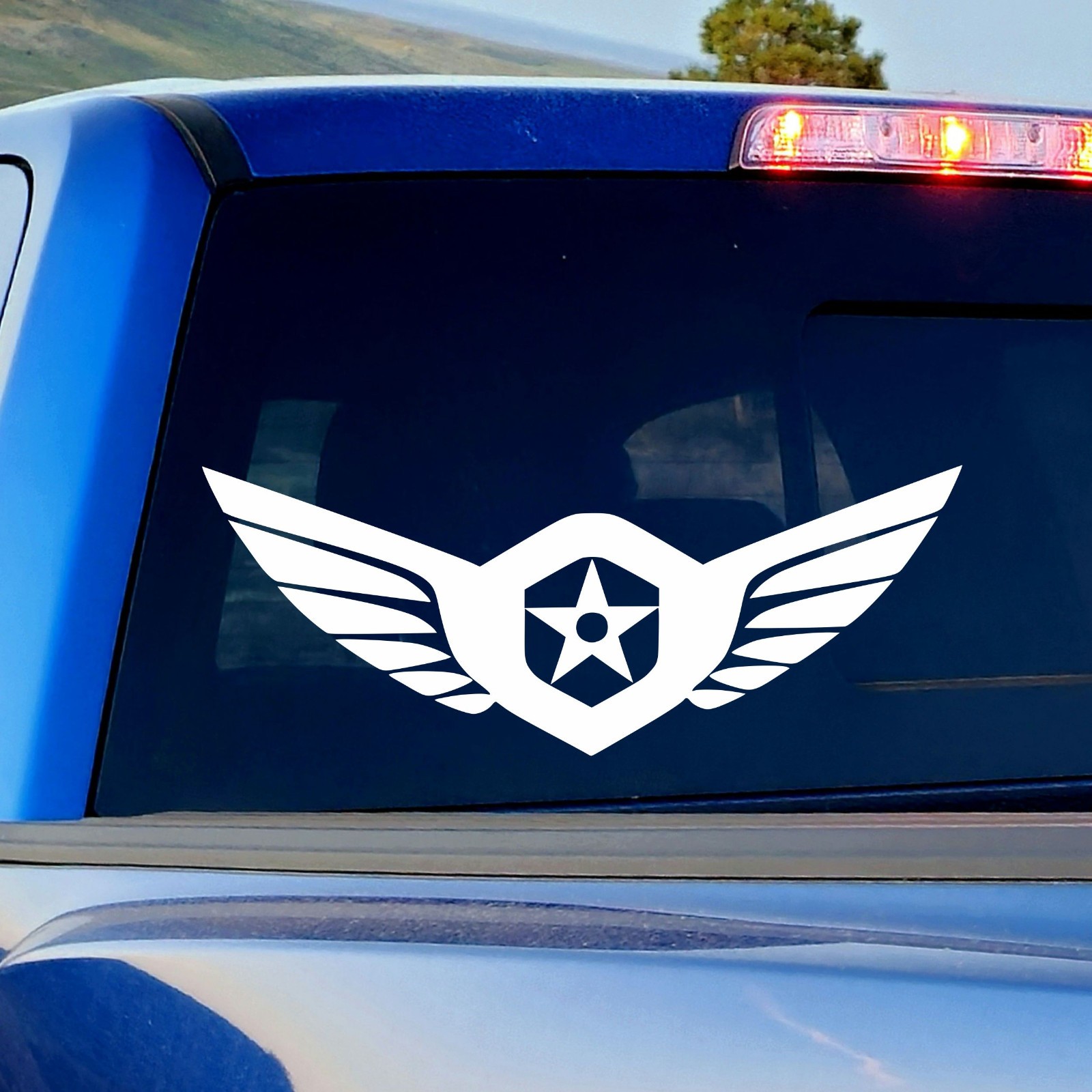 United States Air Force Decal US AirForces Sticker Pilot Army Wings Emblem Logo