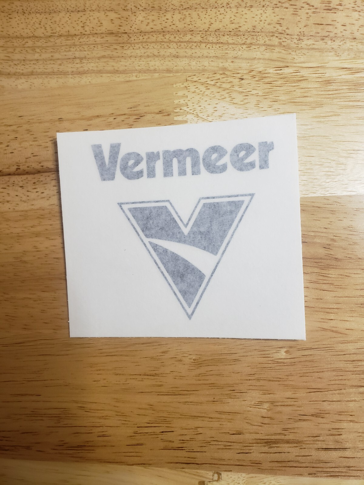 Vermeer Vinyl Decal 11” Sticker Logo Black Wood Chipper Equipment Loader 4×4 USA