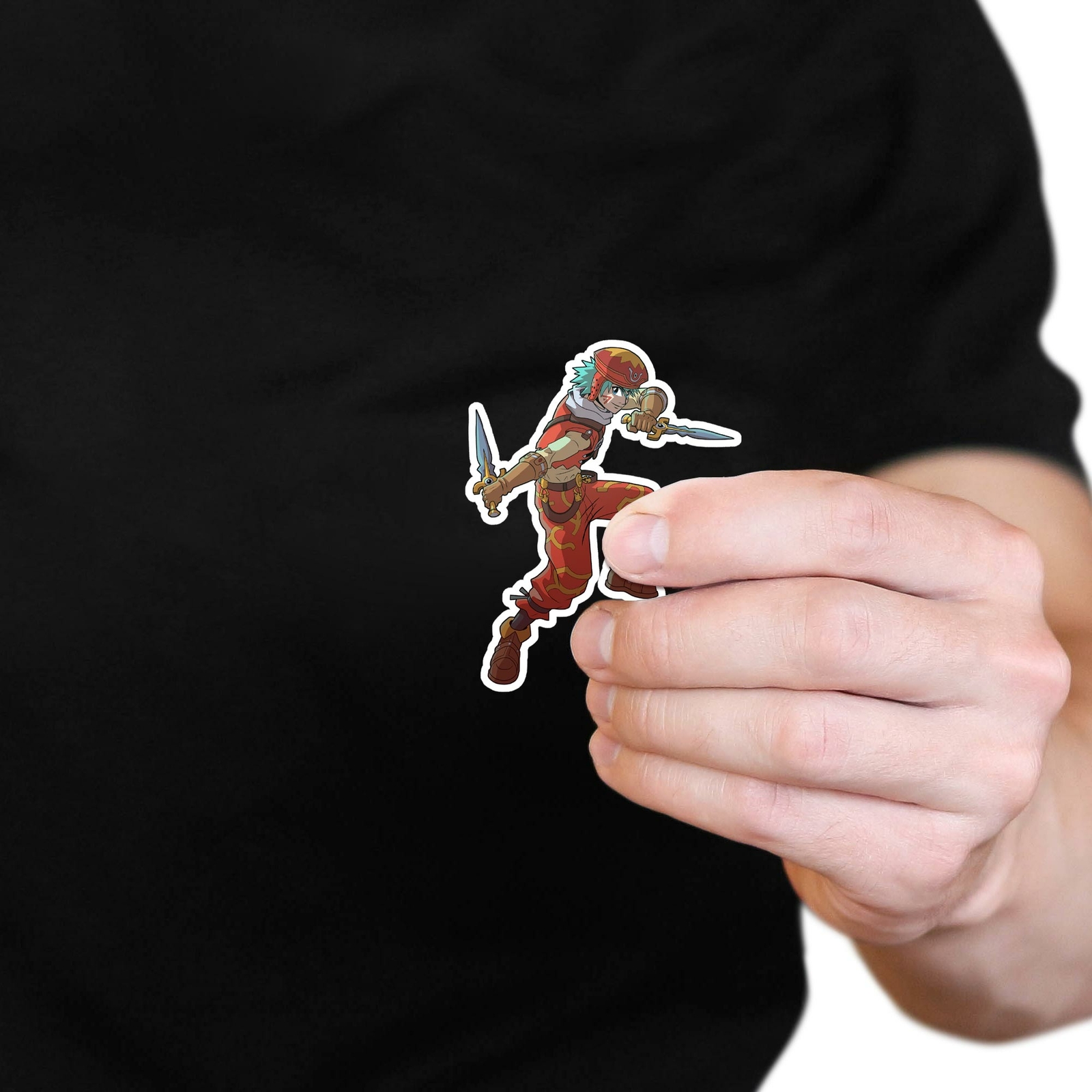 Player Avatar Kite from the .Hack Game Series 3" Glossy Vinyl Sticker