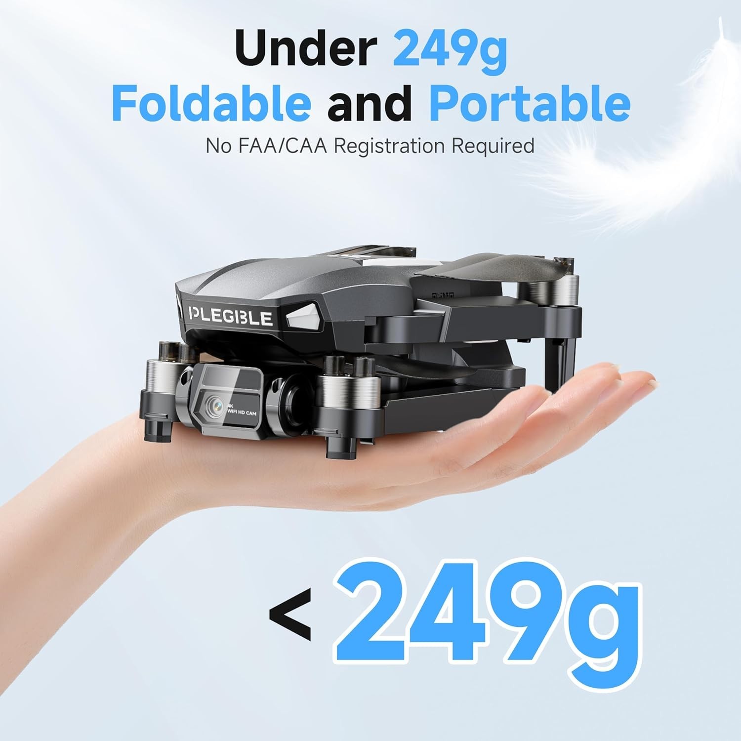 Drones with Camera for Adults 4K Brushless Motor Drone for Kids Beginners, FP…