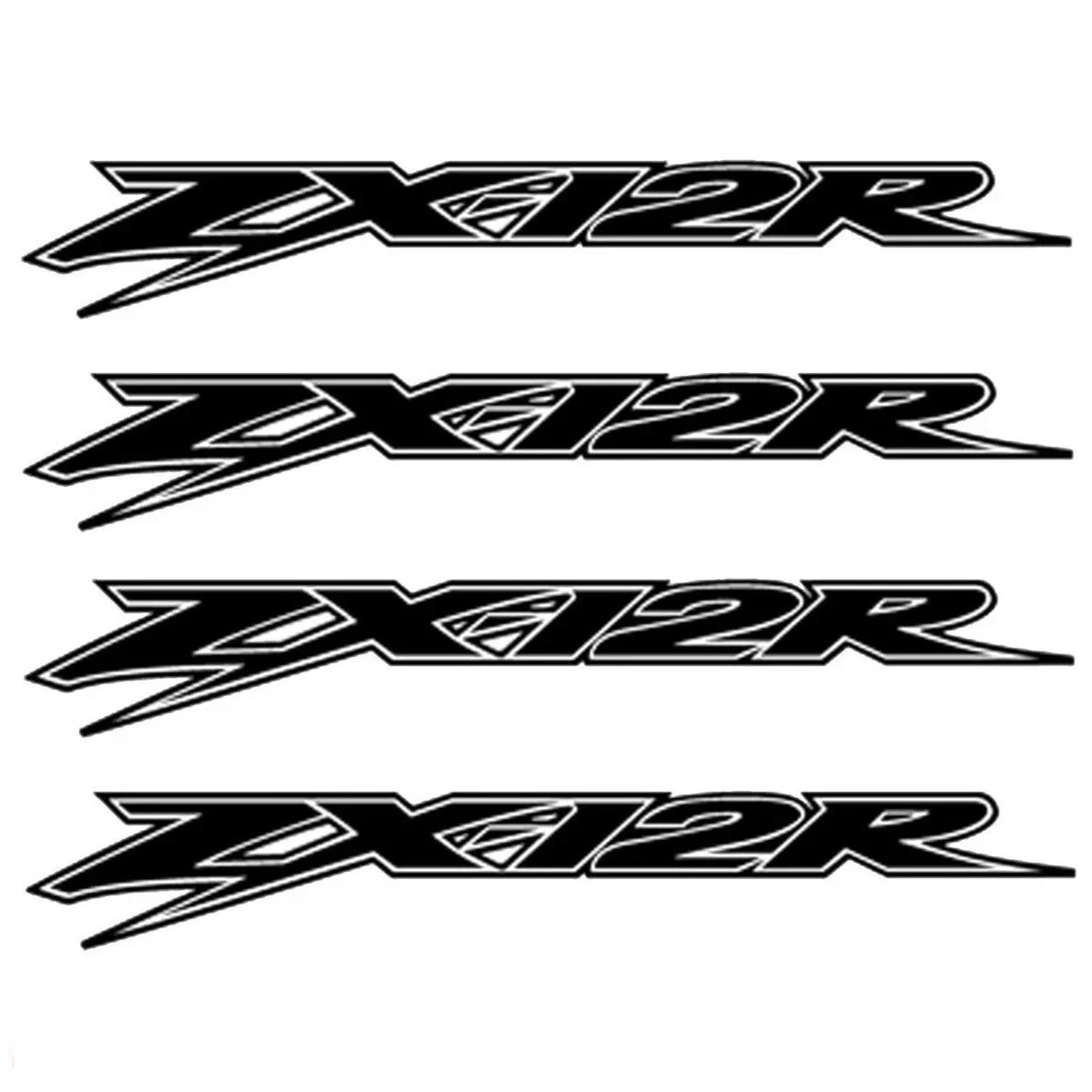 Kawasaki ZX-12R Ninja Decals Die Cut Vinyl Stickers ZX12R ZX12 1200
