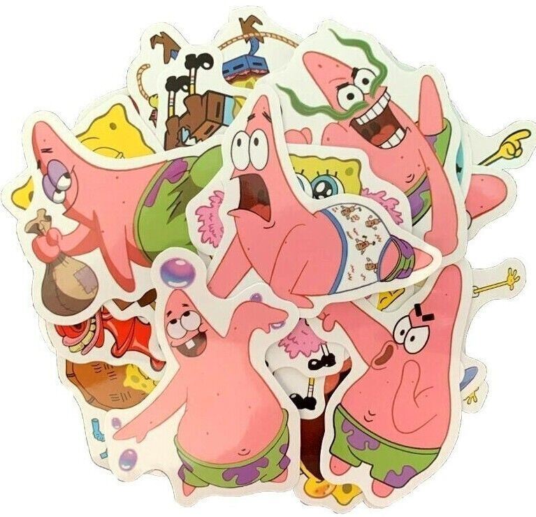 SPONGEBOB Stickers [B] SQUAREPANTS Squidword PATRICK ~ Vinyl Skateboard Decals