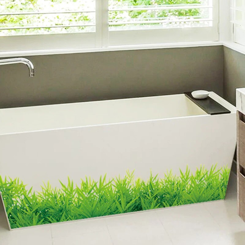 Wall Sticker Grass Decal Removable Vinyl Mural Garden Art Bedroom Home Decor