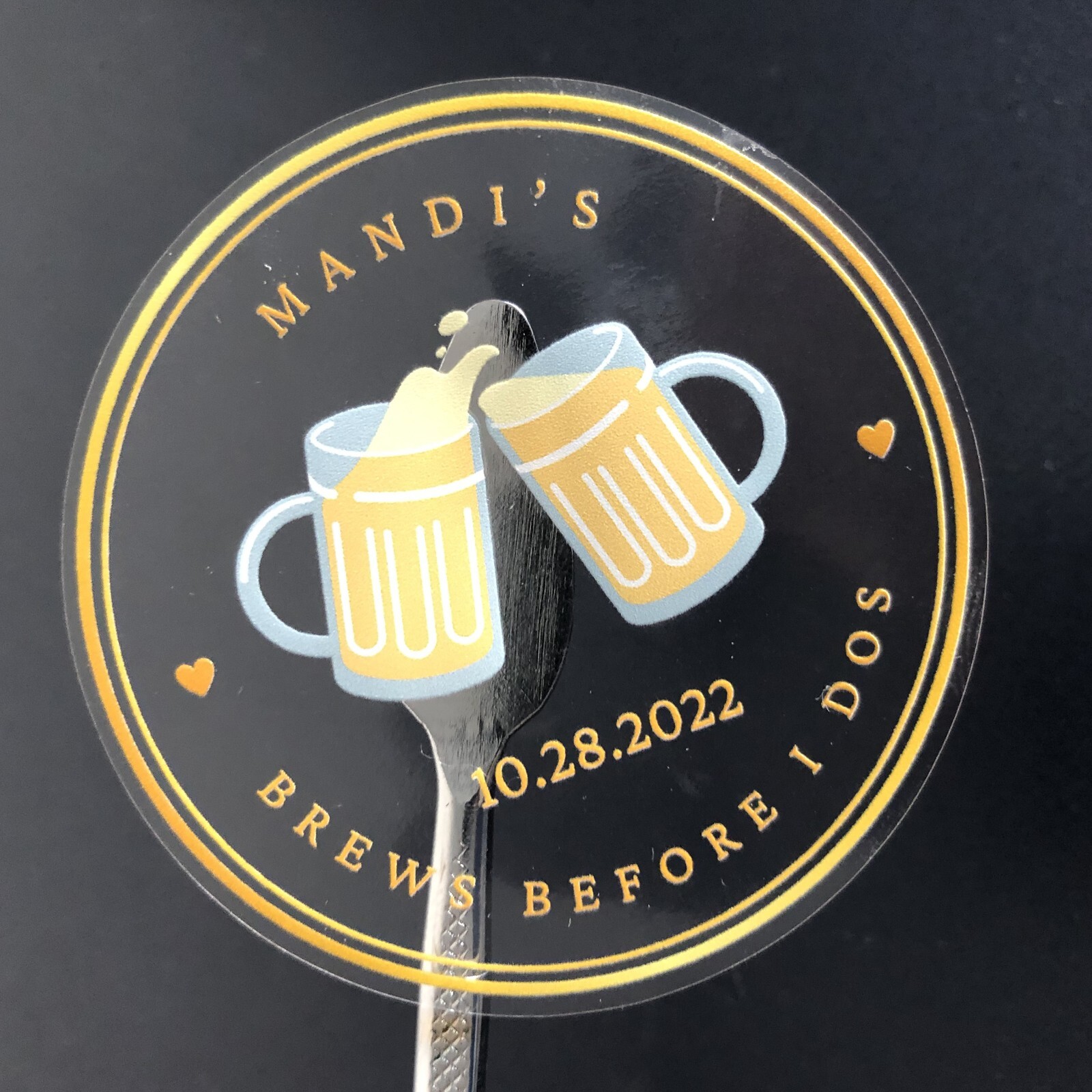 custom clear stickers with logo waterproof clear sticker white on clear label