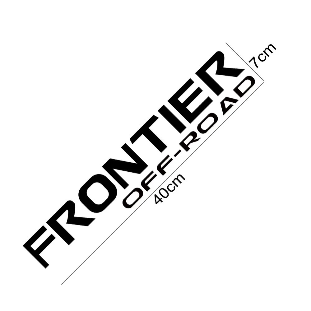 Aftermarket Trunk Bed Side Graphic Decal for Nissan Frontier | 2-Piece Pickup V