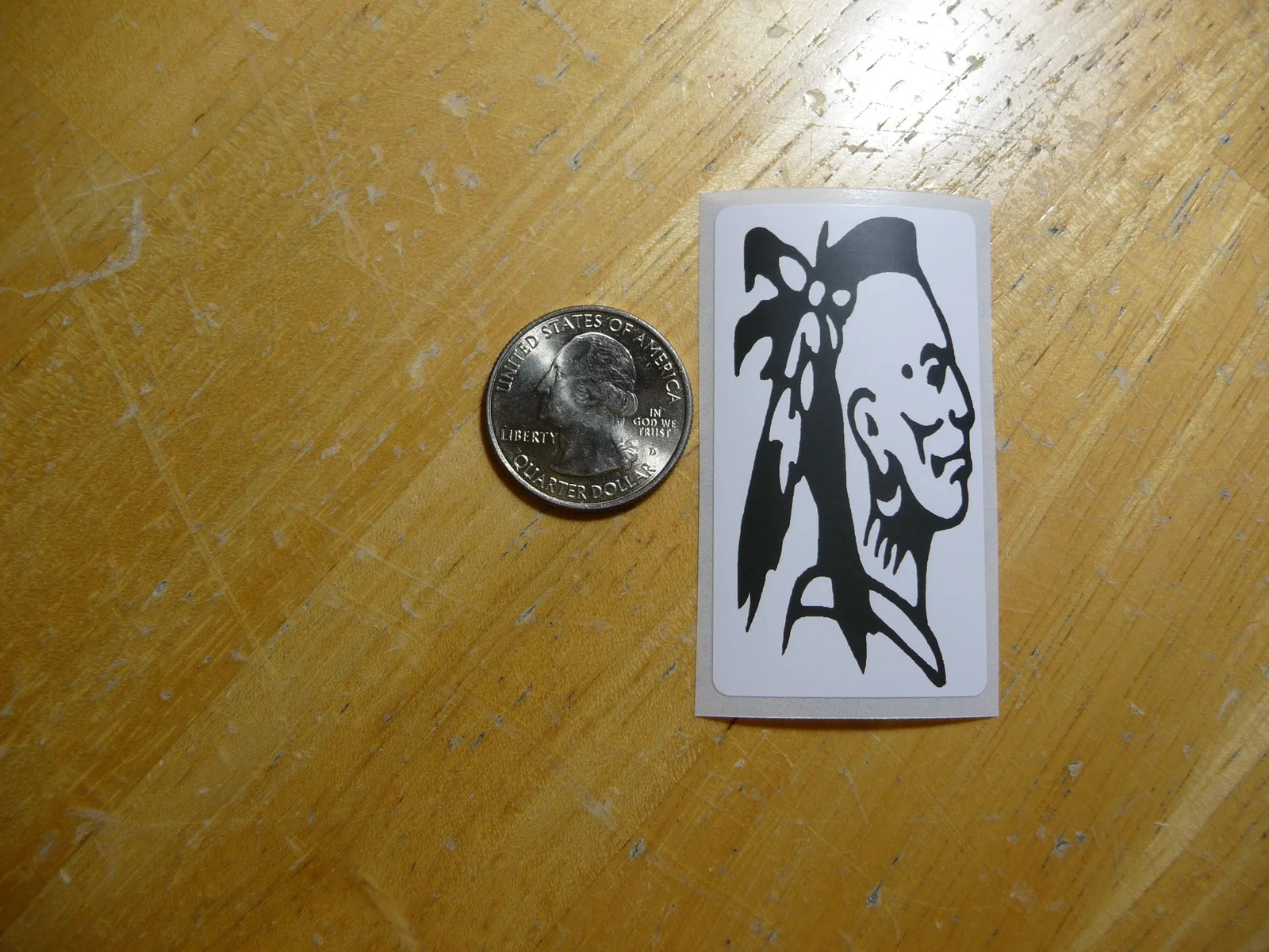 BUFFALO NICKEL STICKER DECAL 1 – 50 BULK PACK FUNNY INDIAN COIN COLLECTING