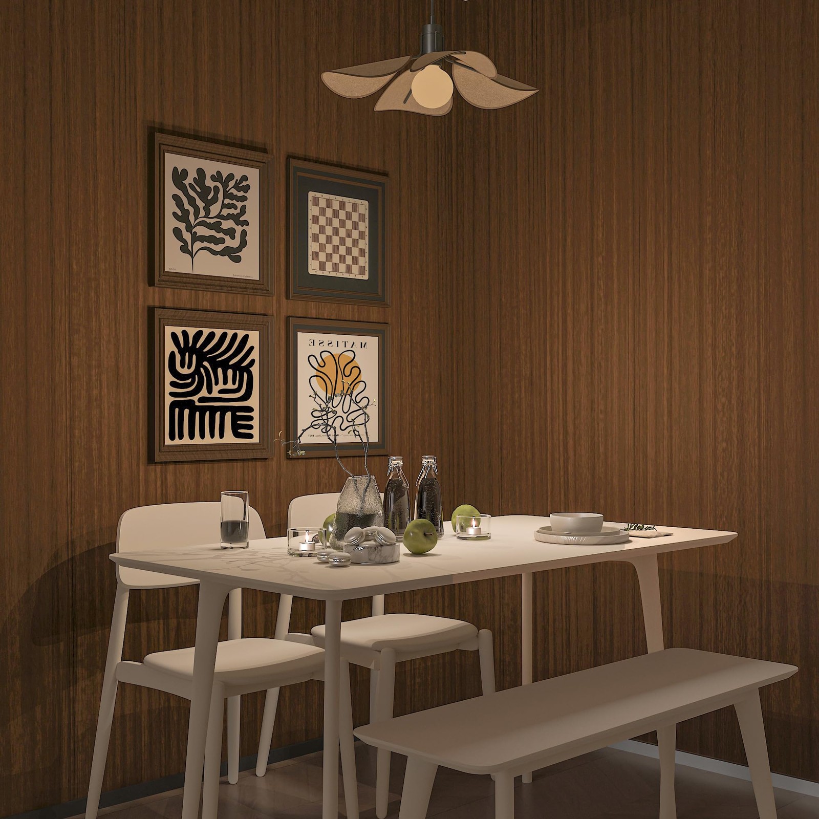 Brown Wood Grain Contact Paper Waterproof Peel and Stick Wallpaper Walnut Loo