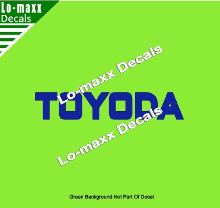 TOYODA Premium Custom Graphics Die-Cut Vinyl Decal for High-Octane Style