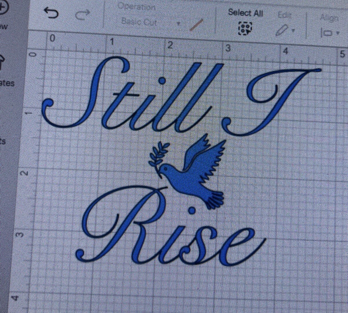 “Still I Rise” Strong Inspirational Decal Sticker 5×4” For Wall, Car Vinyl