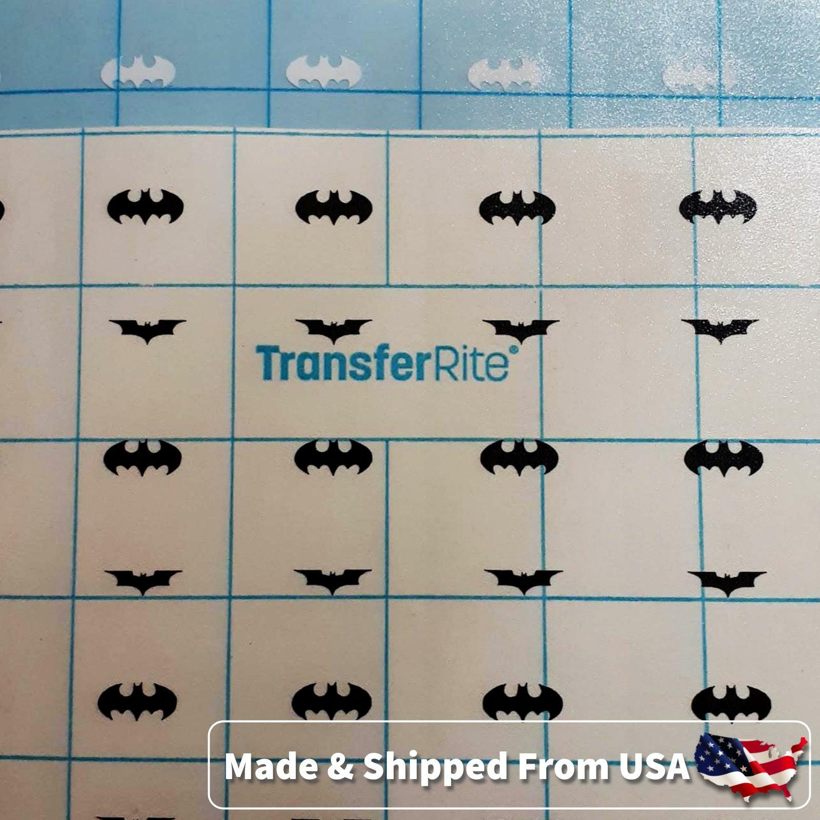 Batman Dark Knight Mini Logos half inch Vinyl Stickers Decals Sheet 0.5in