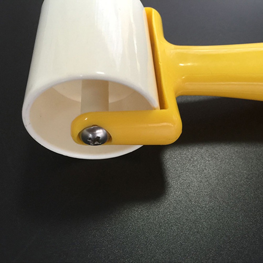 1Pcs Yellow Wallpaper Roller Plastic DIY Tool for Wall Sticker and Decoration