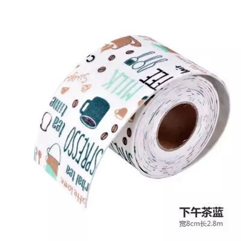 1Pc Bathroom Waterproof Wall Stickers Sealing Tapes PVC Adhesive Sealing Strips