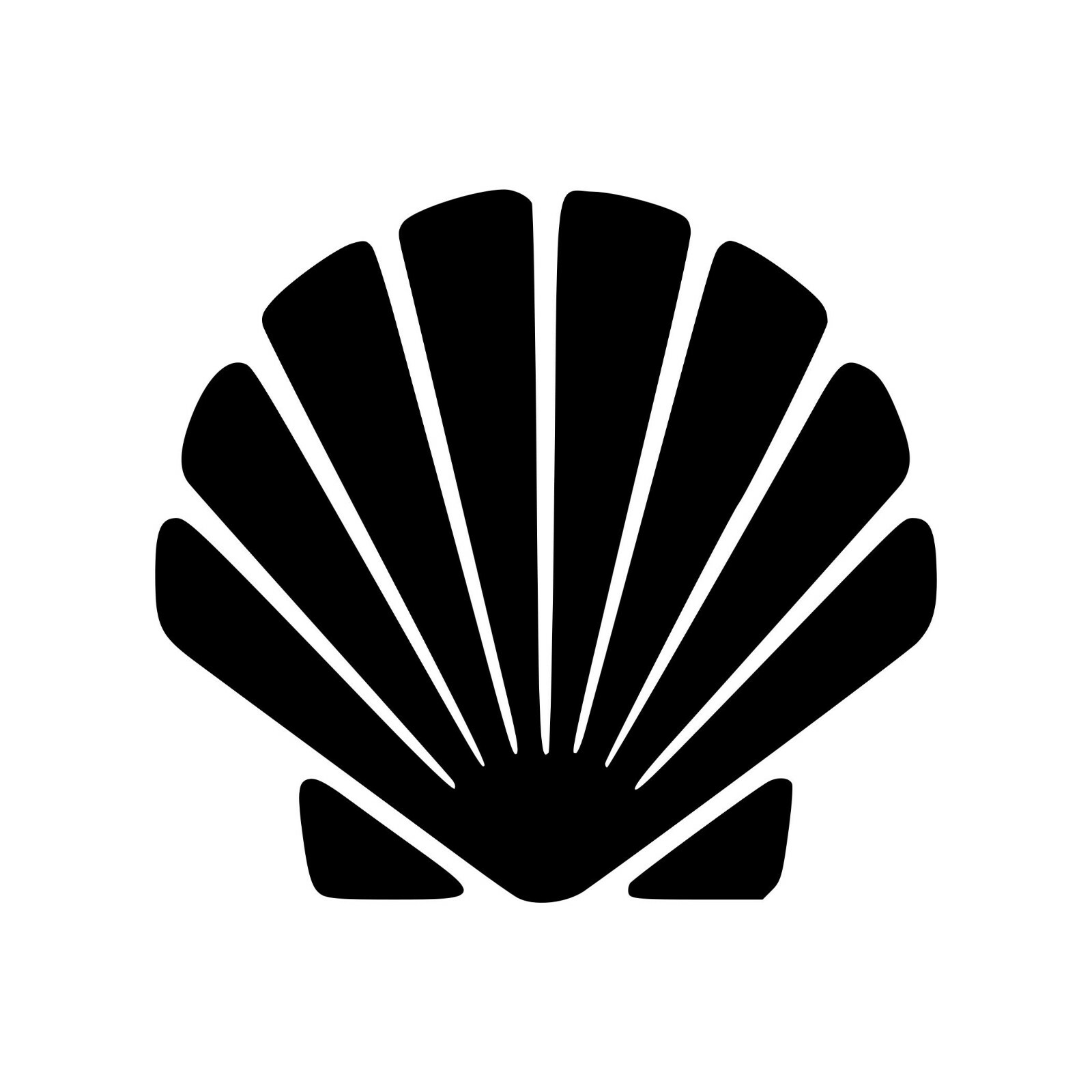 SEASHELL Vinyl Decal – Scallop Sea Shell Ocean Water Beach – Die Cut Sticker
