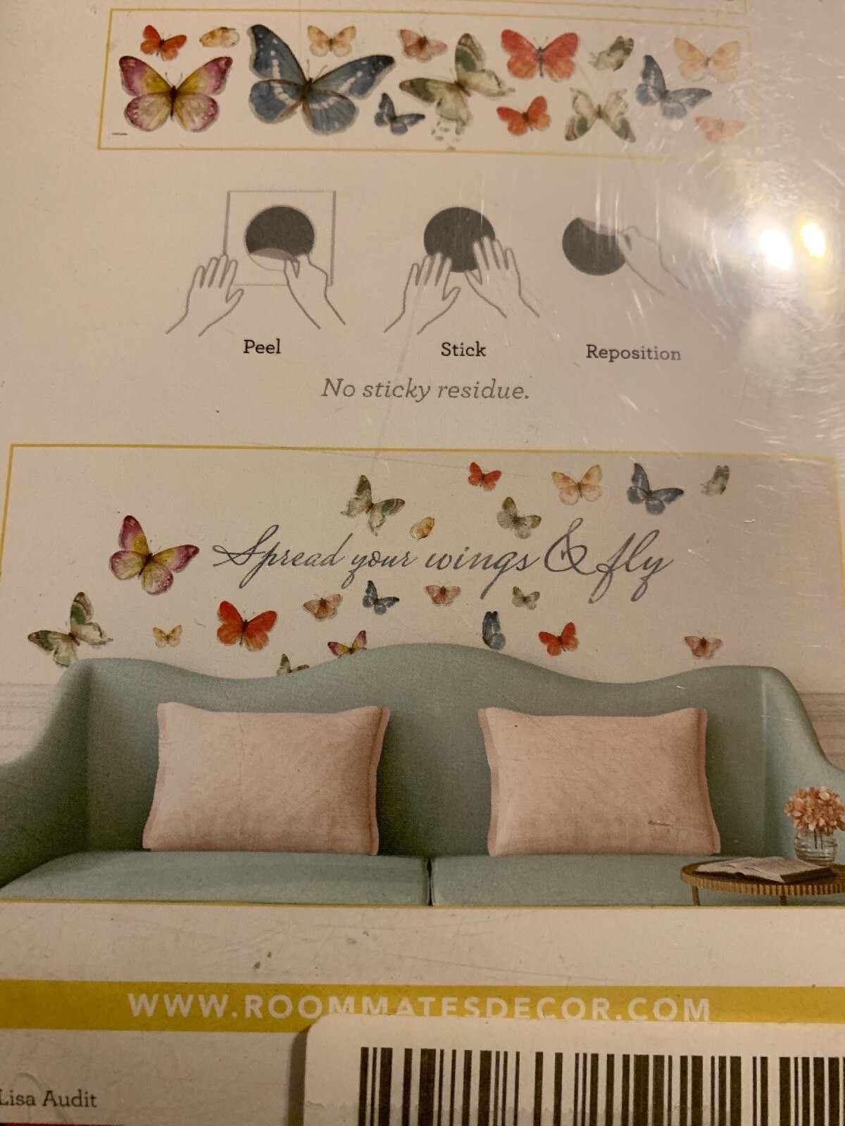 Peel & Stick Wall Decals: 28 Count (New)