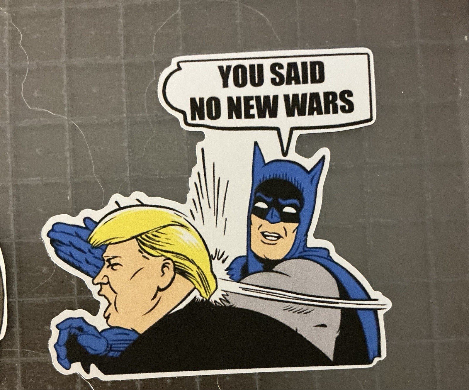 Funny Political Sticker Pack (6) Trump Meme Anti War Laptop Stickers USA