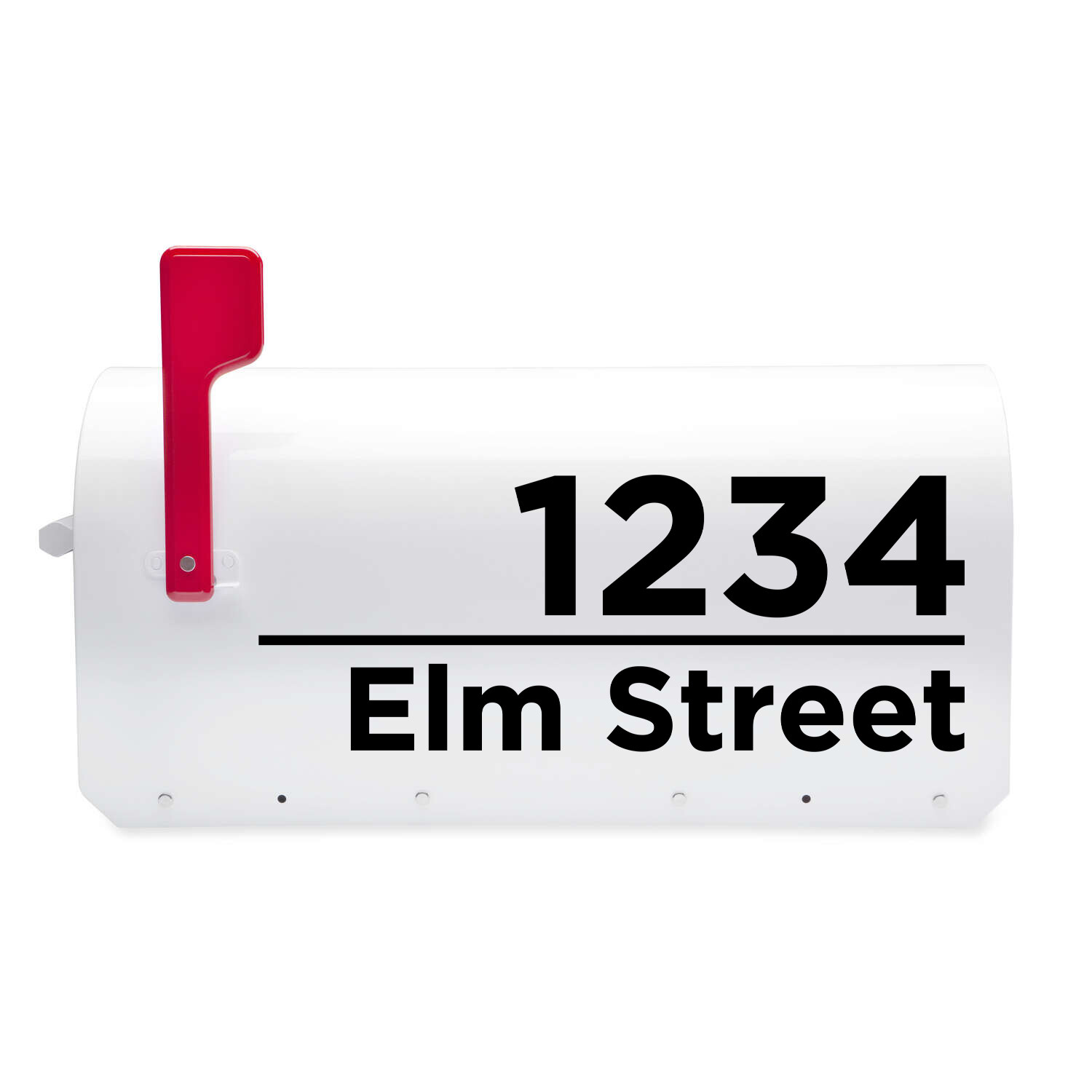 3-pack Mailbox Numbers and Address Vinyl Decals | Street Home | Die Cut Gotham