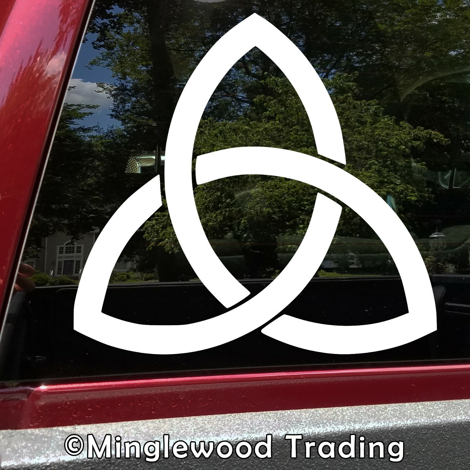 Triquetra Vinyl Decal | Celtic Triqueta Trinity Knot Wiccan Christian | Sticker