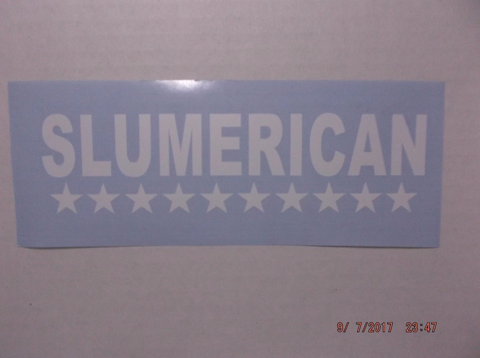SLUMERICAN,YELAWOLF, Decal, LOGO MANY SIZES and COLORS TO CHOOSE FROM